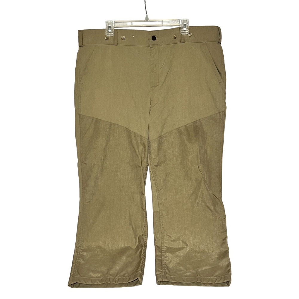 Vintage REMINGTON Pants Mens Size 42 Khaki Nylon Brush Guard Hunting Made In USA